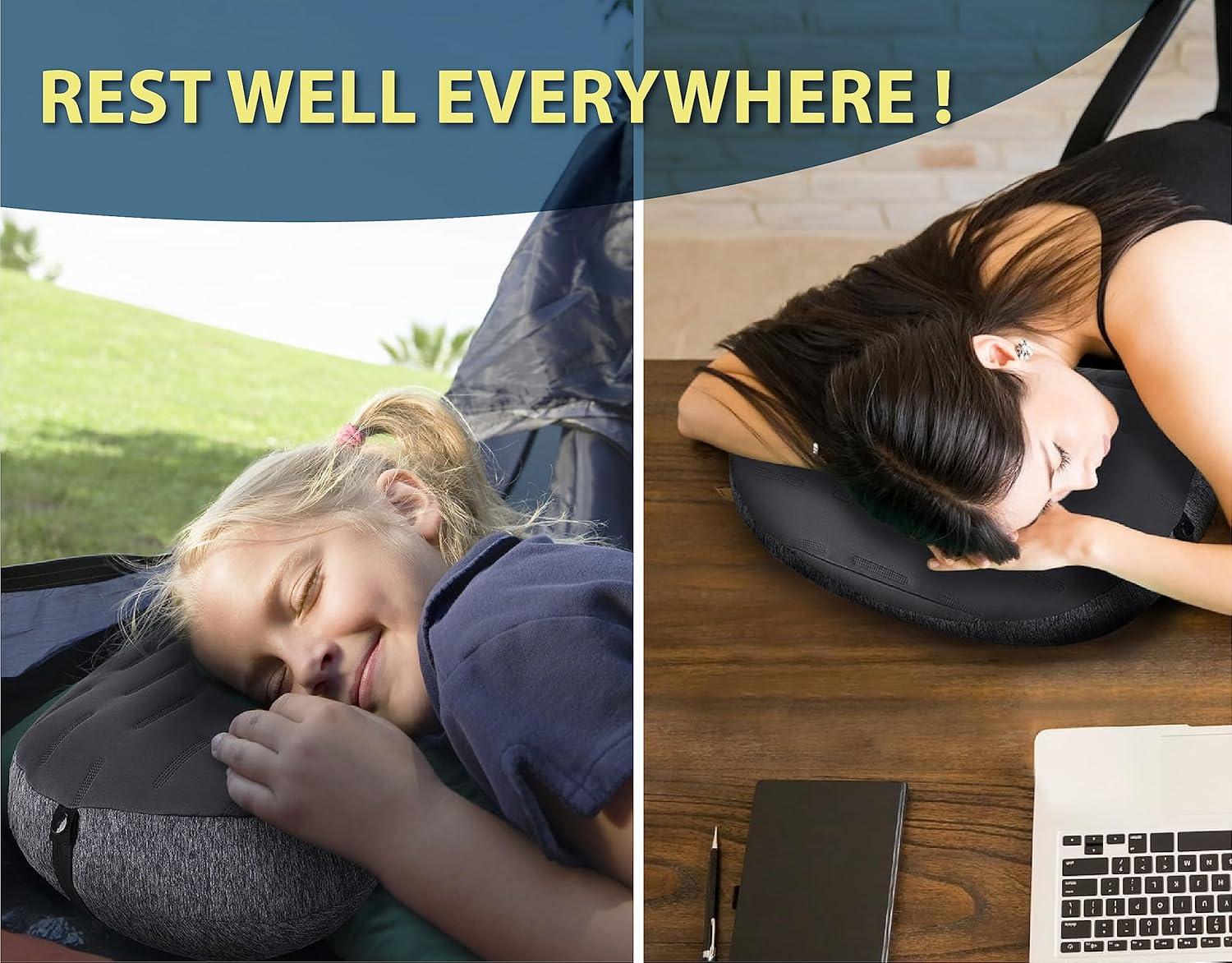 imageTREKOLOGY Ultralight Inflatable Camping Pillow  Compact ampamp Comfortable Blow Up Pillow for Backpacking Hiking and Travel  Quick ampamp Easy to Inflate and Deflate Camper Pillow  Aluft Plus