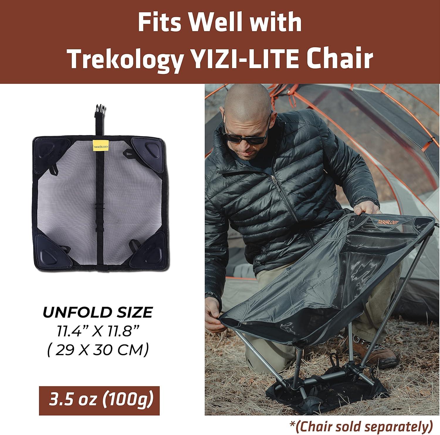 imageTREKOLOGY YIZILITE AntiSinking Sand Cover ampamp Ground Sheet for Camping Chairs Fit YIZILITE Camping Backpacking Chairs