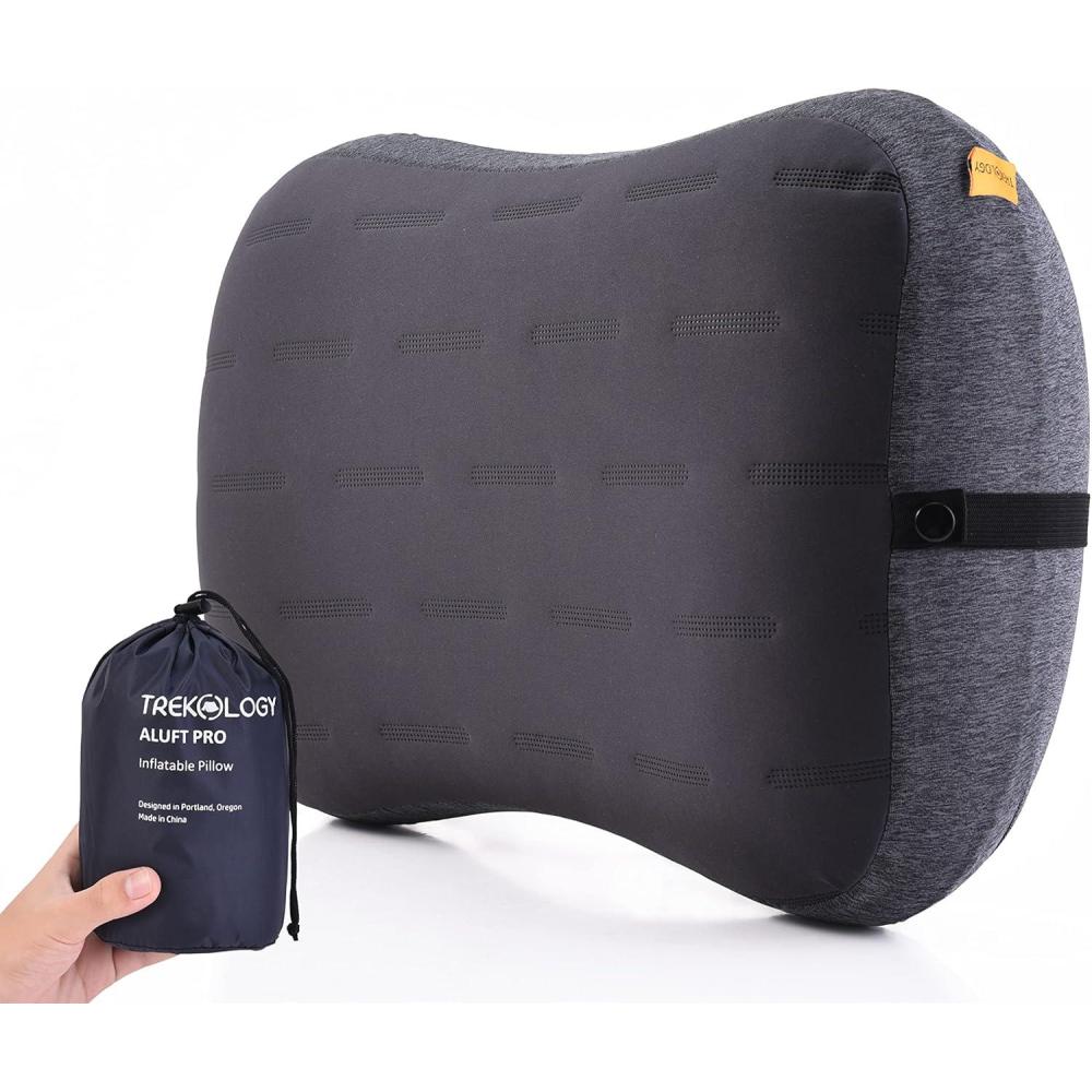imageTREKOLOGY Backpacking Pillow Inflatable Pillow for Camping Inflatable Camp Pillow Blow Up Air Pillows for Sleeping Hiking Pillow  ALUFT Pro