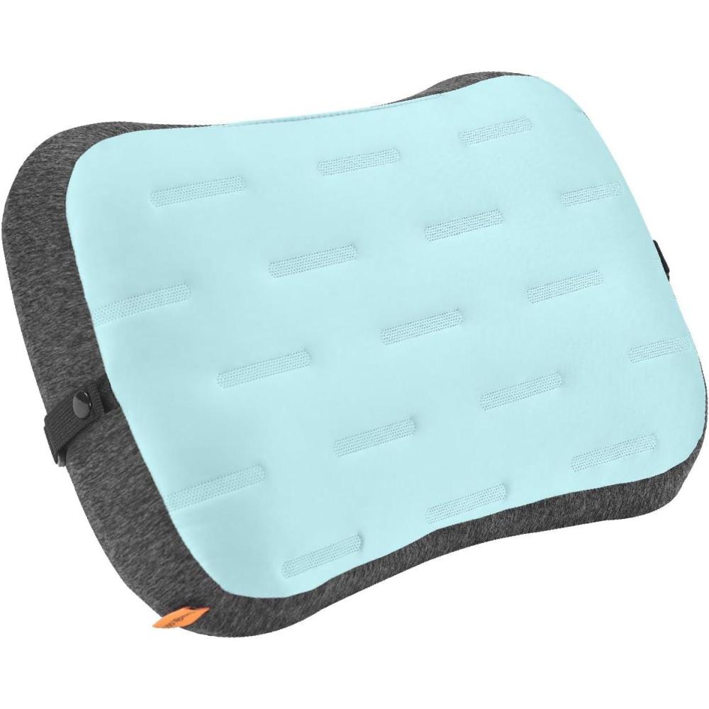 imageTREKOLOGY Inflatable Beach Pillow  Portable Beach Chair Pillow with Adjustable Strap ampamp Sand Bag for Stability Washable Cover and Ergonomic Support for Ultimate Relaxation ALUFT Mint