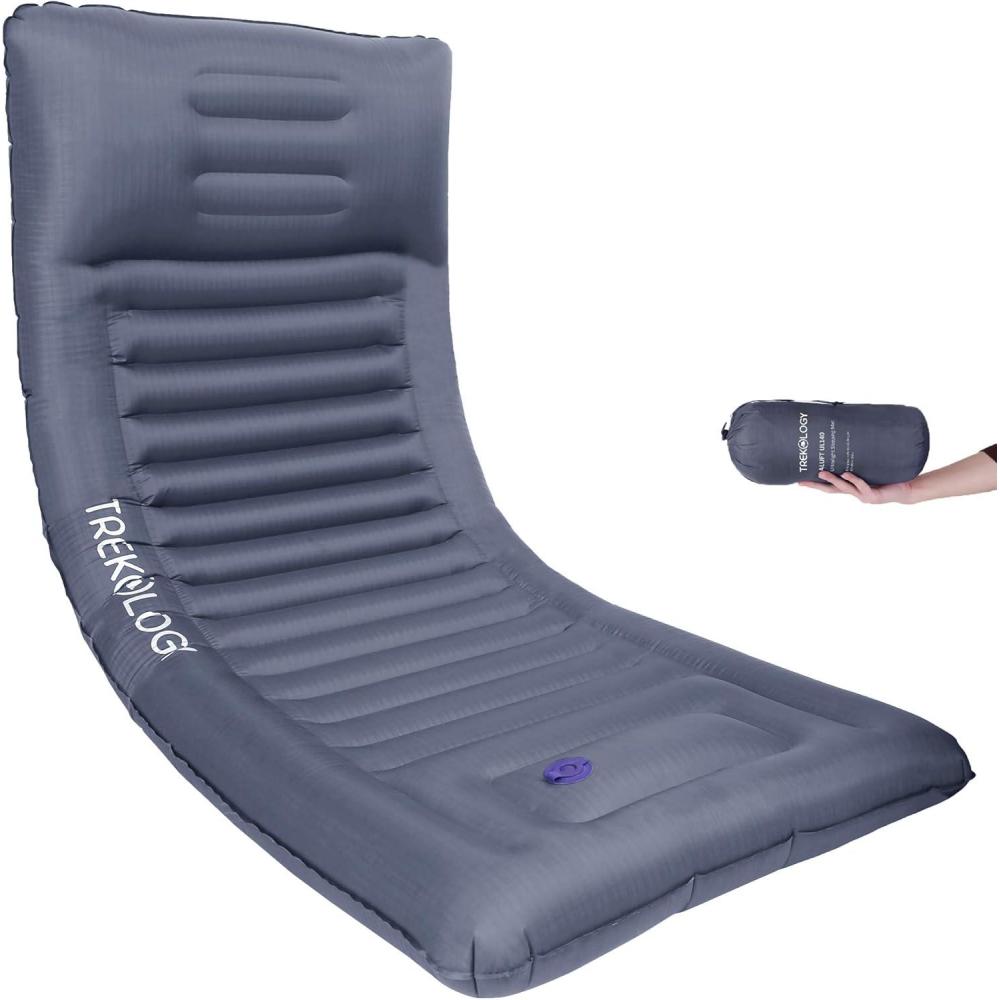 imageTREKOLOGY Sleeping Pad for Camping UL140 Ultralight Backpacking Sleeping Mats for Adults Blow Up for Camping Sleeping Pads