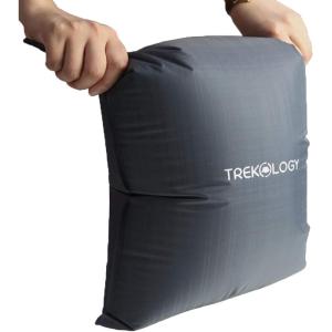 TREKOLOGY 30L Pump Sack Roll Top Compression Pump Bag – Fit for UL Sleeping Mats – Quick & Easy Pumping Sack for Camping Mats, Inflatable Pad, & Sleep Mattress