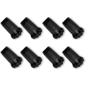 TREKOLOGY Black Trekking Pole Tips Replacement – Hiking/Walking Stick Tips for Walking Poles(New 8pc Pack)