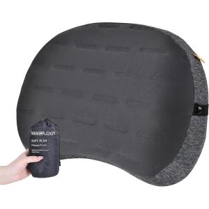 TREKOLOGY Ultralight Inflatable Camping Pillow – Compact & Comfortable Blow Up Pillow for Backpacking, Hiking, and Travel – Quick & Easy to Inflate and Deflate Camper Pillow – Aluft Plus