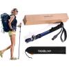 imageTREKOLOGY TREKZ SE Collapsible Trekking Pole 1pc  Lightweight Walking Stick for Hiking and Trekking  Ideal for Men Women and SeniorsBlue 1pc