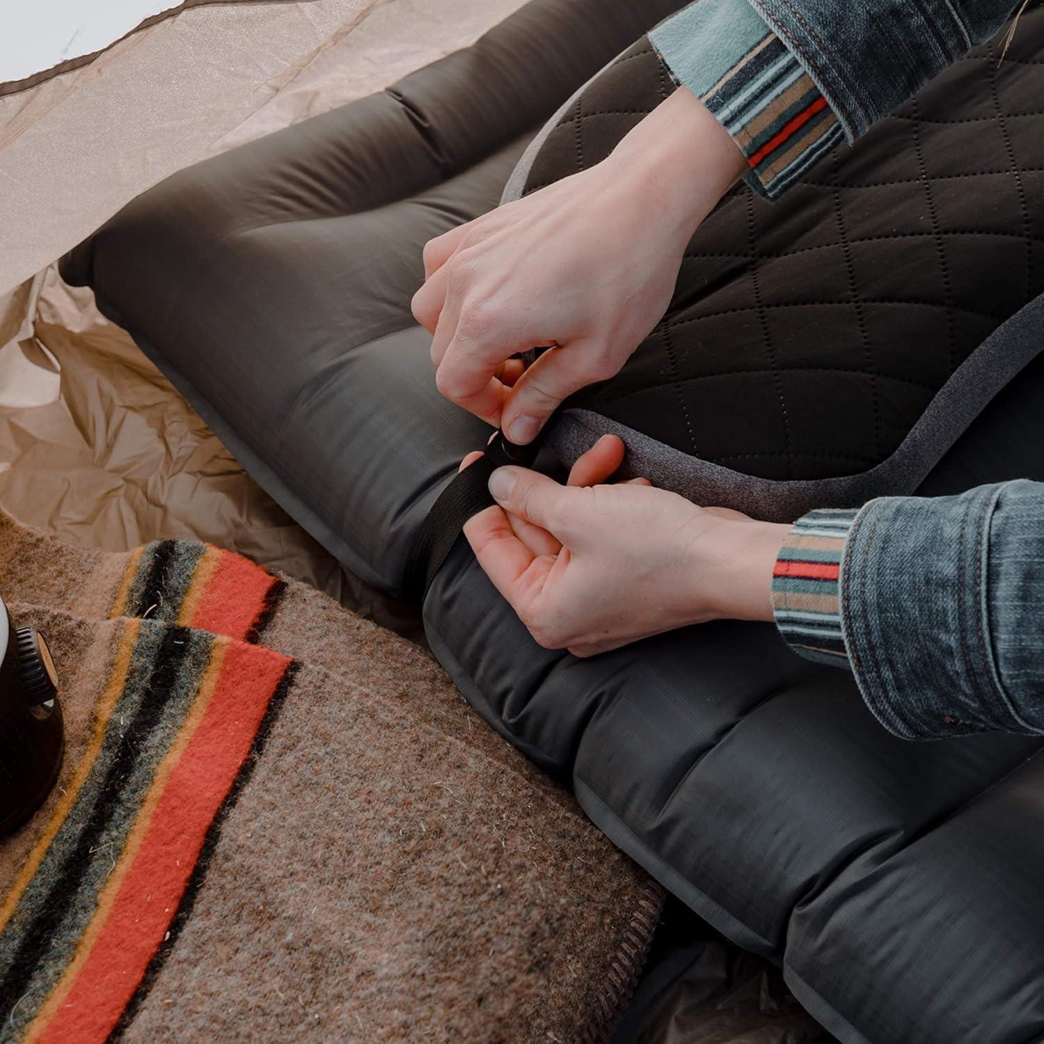 imageTREKOLOGY UL80 Sleeping pad ampamp Aluft Deluxe Pillow Inflatable Camping Sleeping Mat Ultralight Backpacking Pillow for Camping Hiking Travel Compact Lightweight Inflating Sleeping System