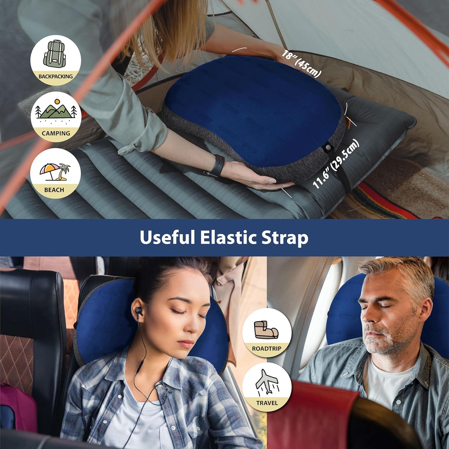 imageTREKOLOGY UL80 Ultralight Inflatable Backpacking Sleeping Pad with ALUFT Plus SE Inflatable Camping Pillow  Compact Portable and Comfortable Gear for Camping Hiking Travel and Outdoor Adventures